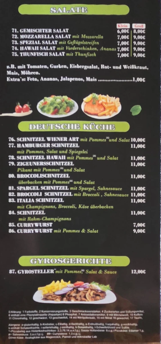 Speisekarte photo 1