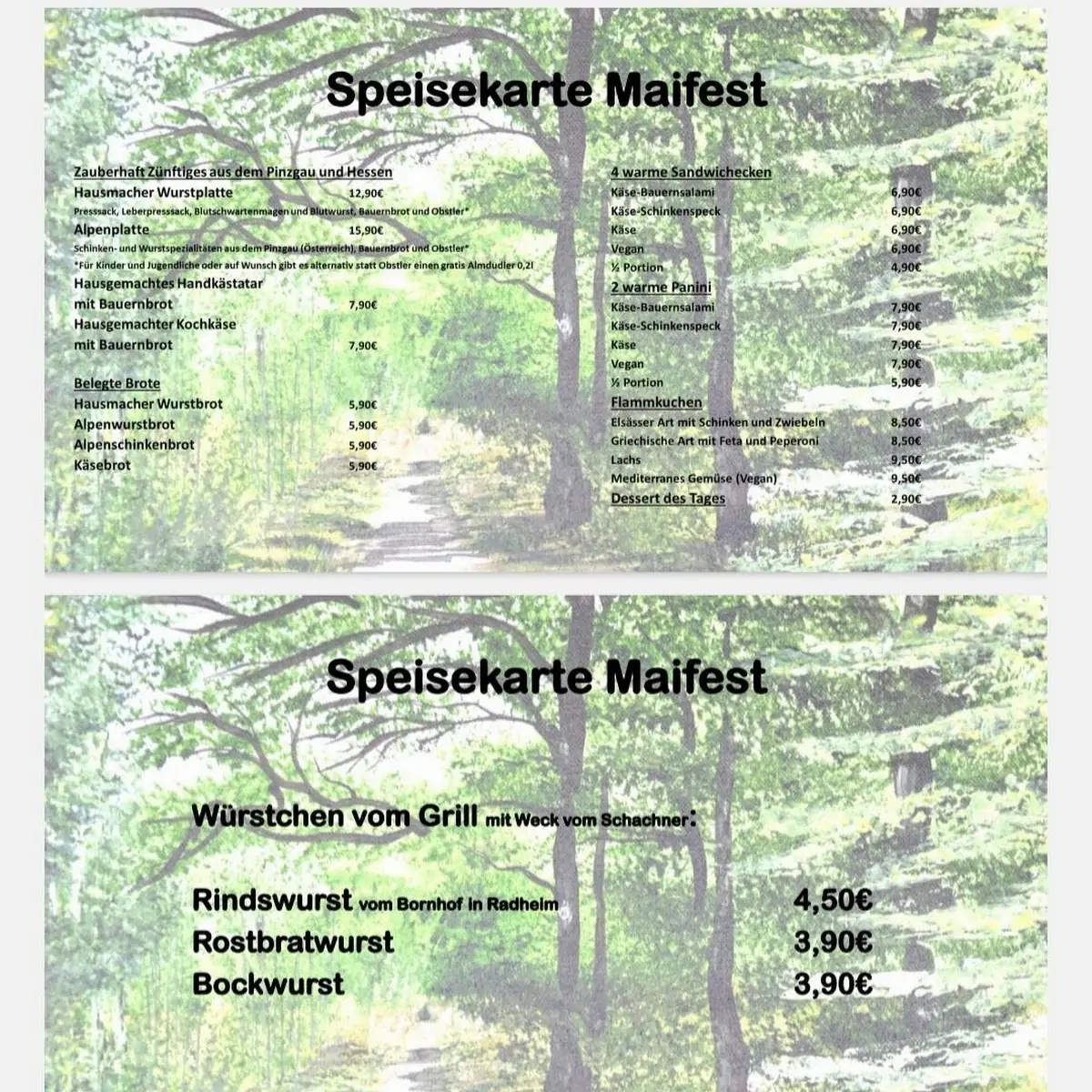 Speisekarte photo 1