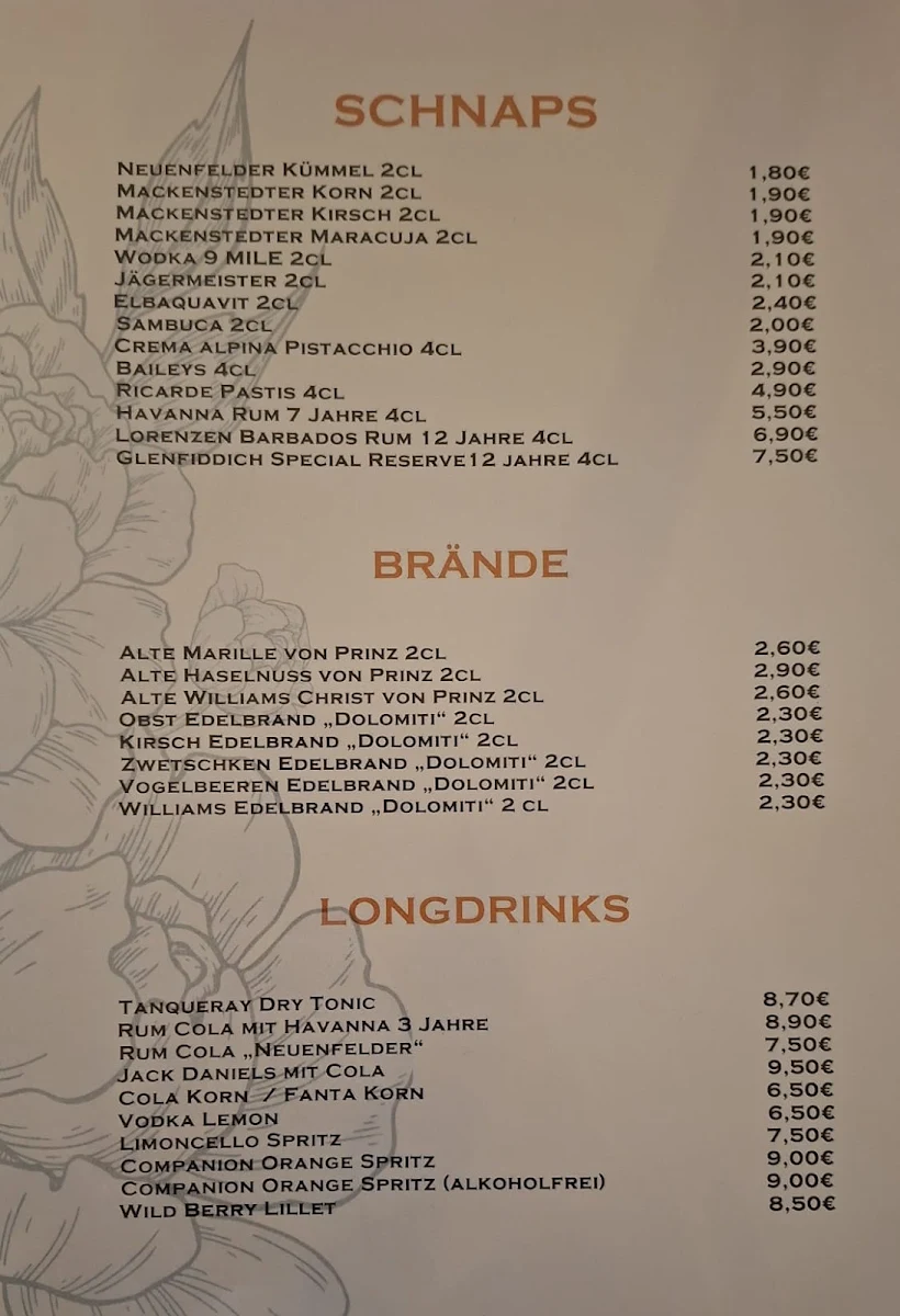 Speisekarte photo 1