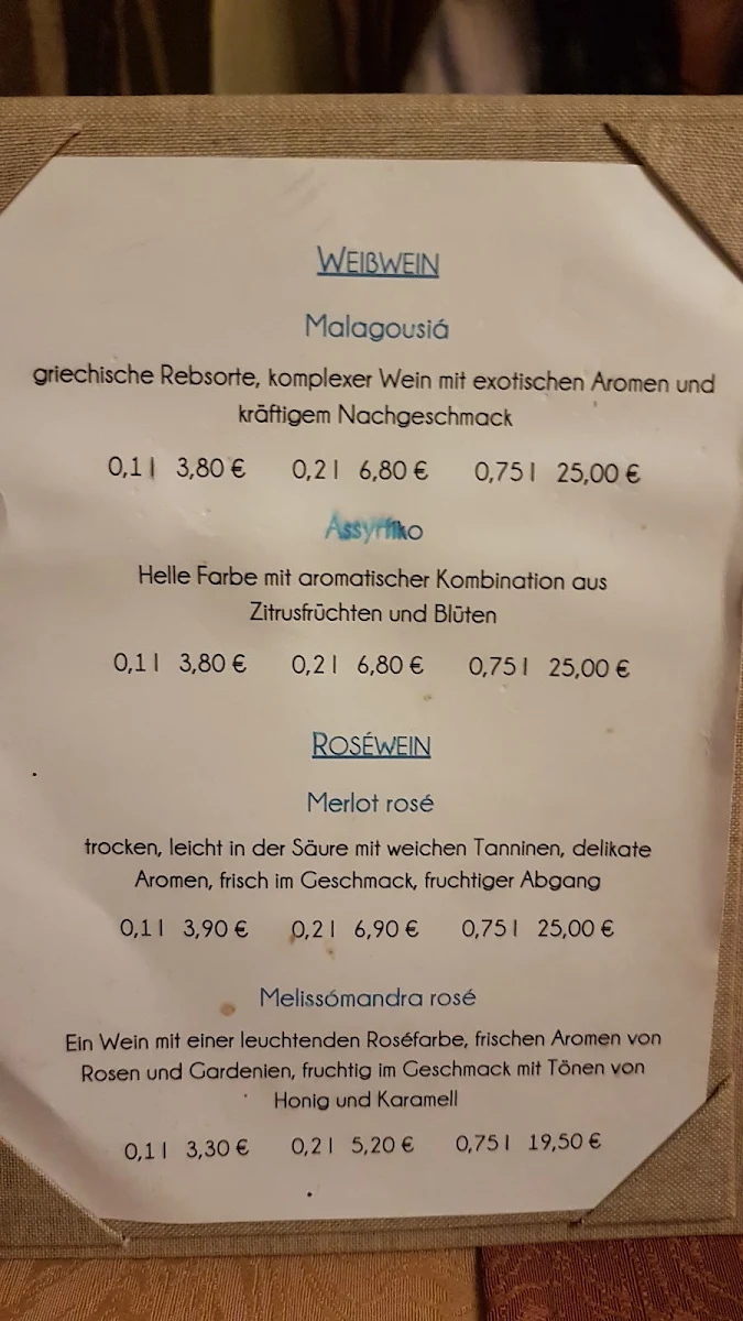 Speisekarte photo 1