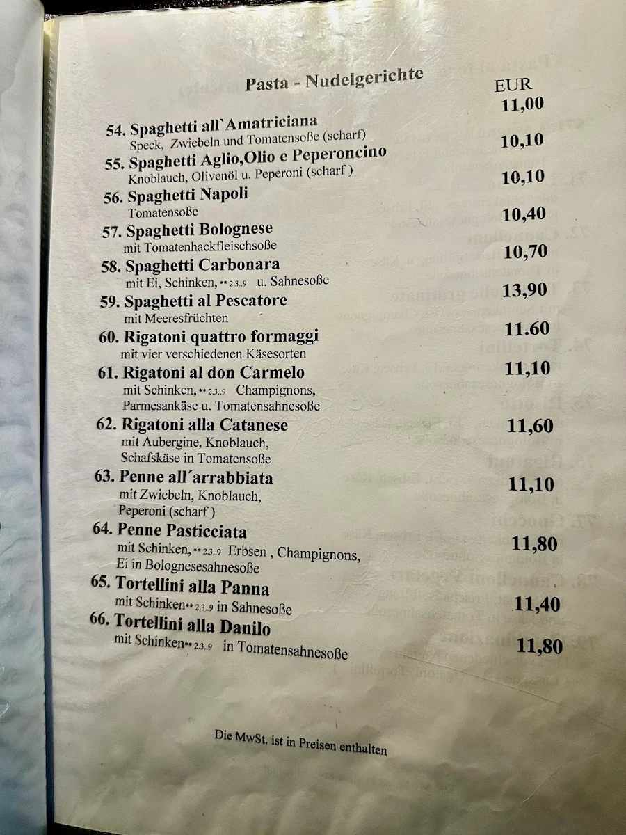 Speisekarte photo 1