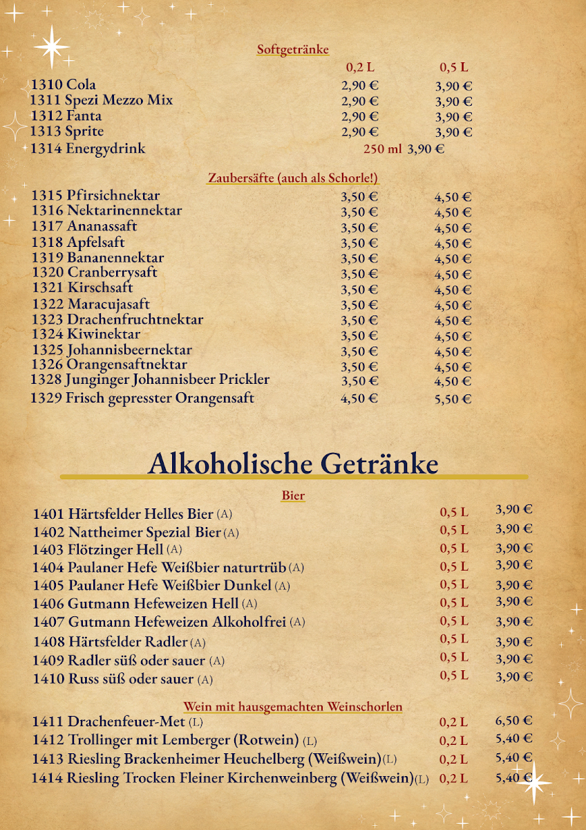 Speisekarte photo 9