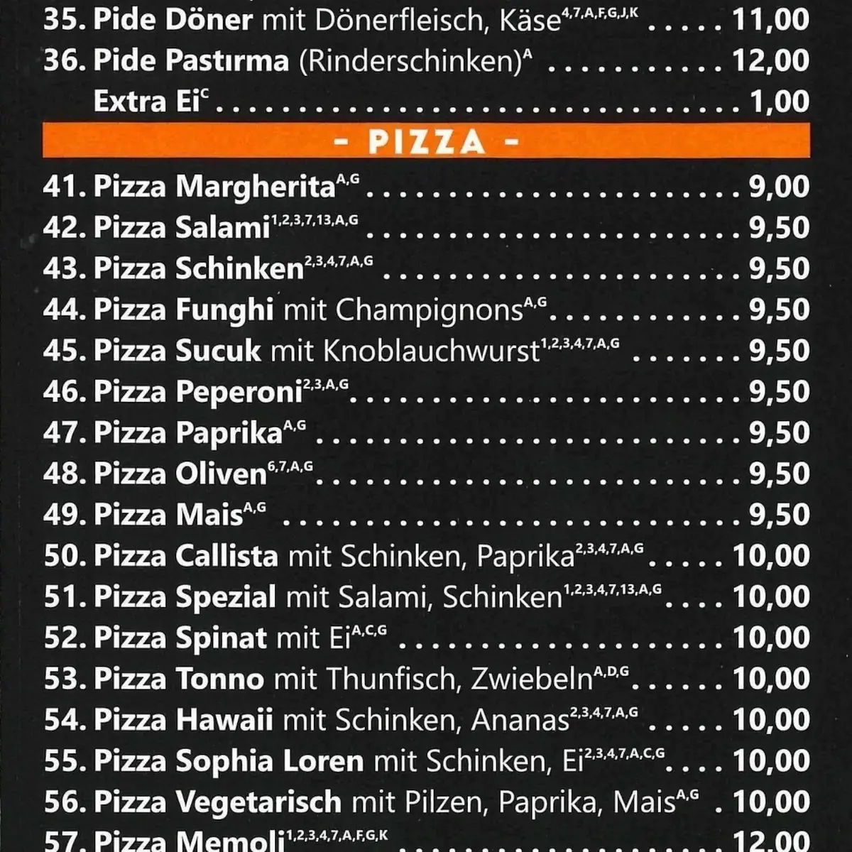 Speisekarte photo 5