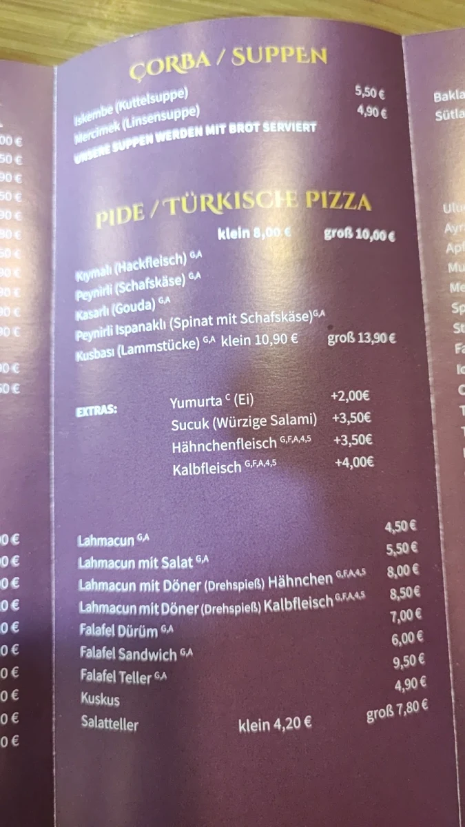 Speisekarte photo 4
