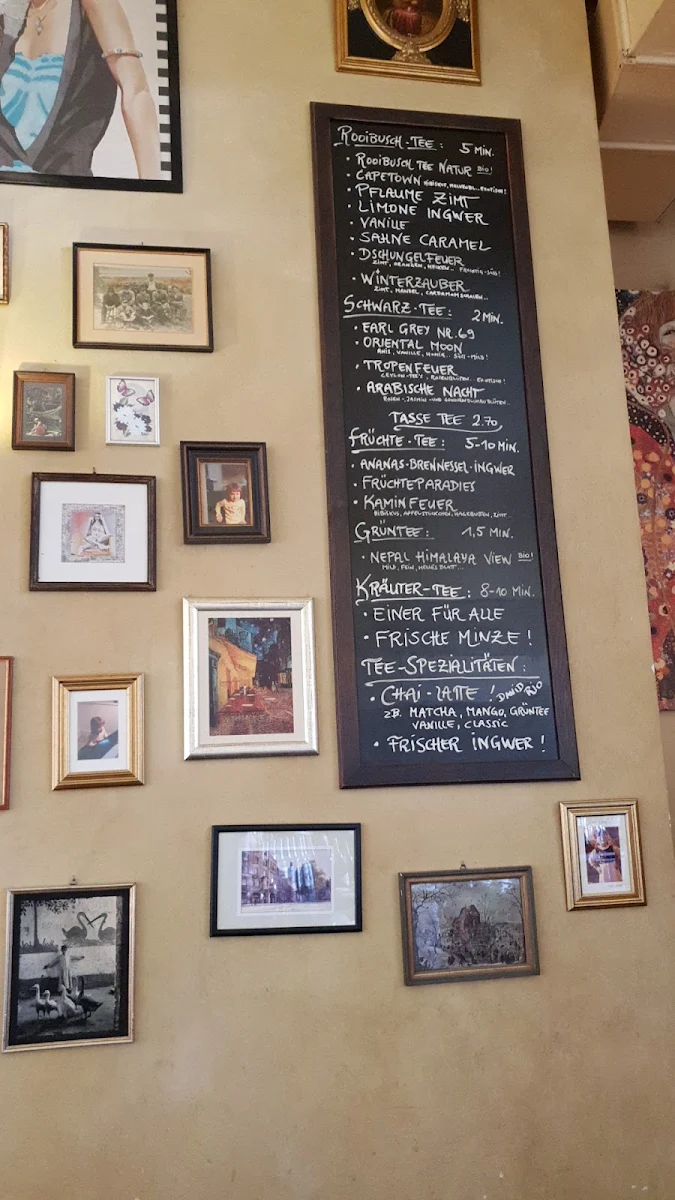 Speisekarte, Cafébar Mokka