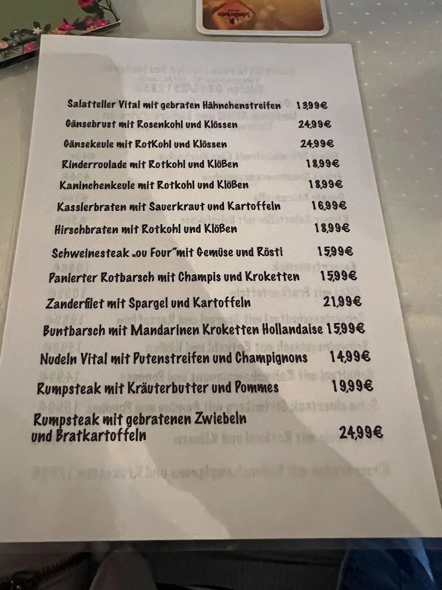 Speisekarte photo 1