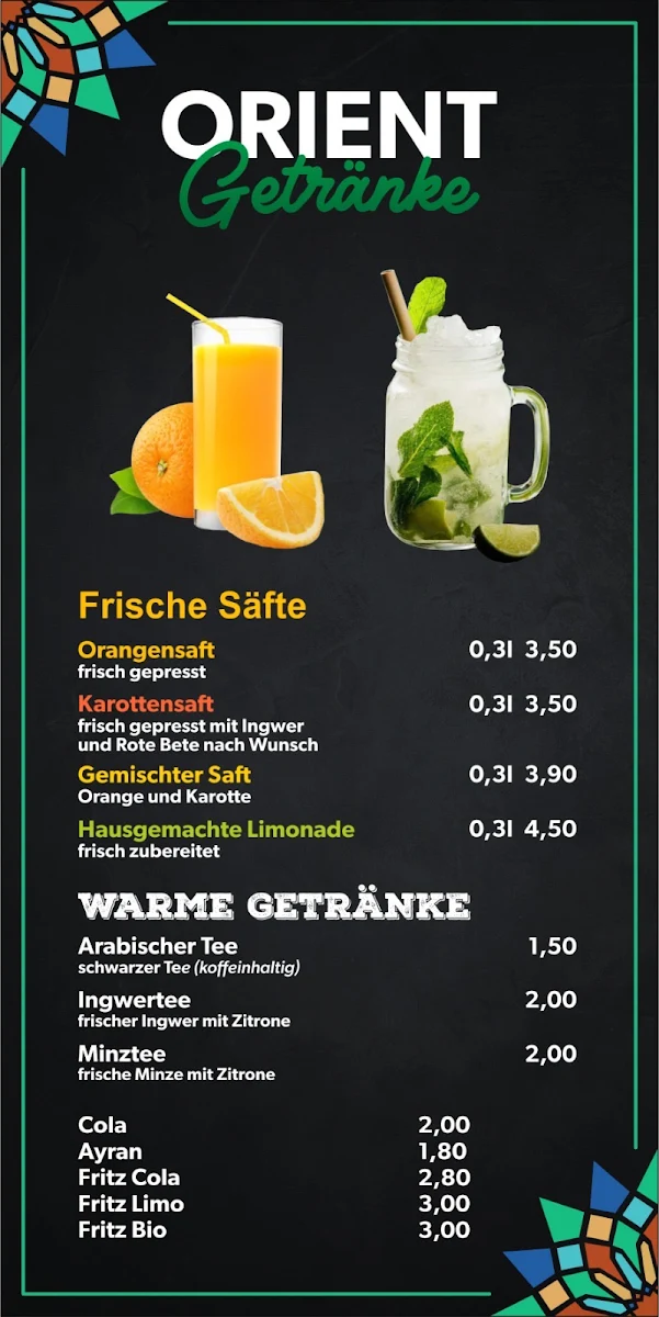 Speisekarte photo 1