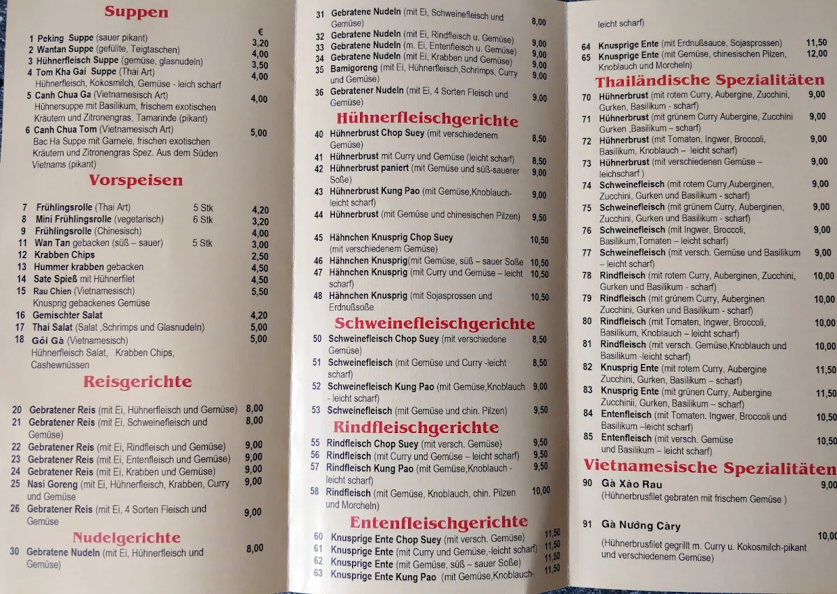 Speisekarte photo 2
