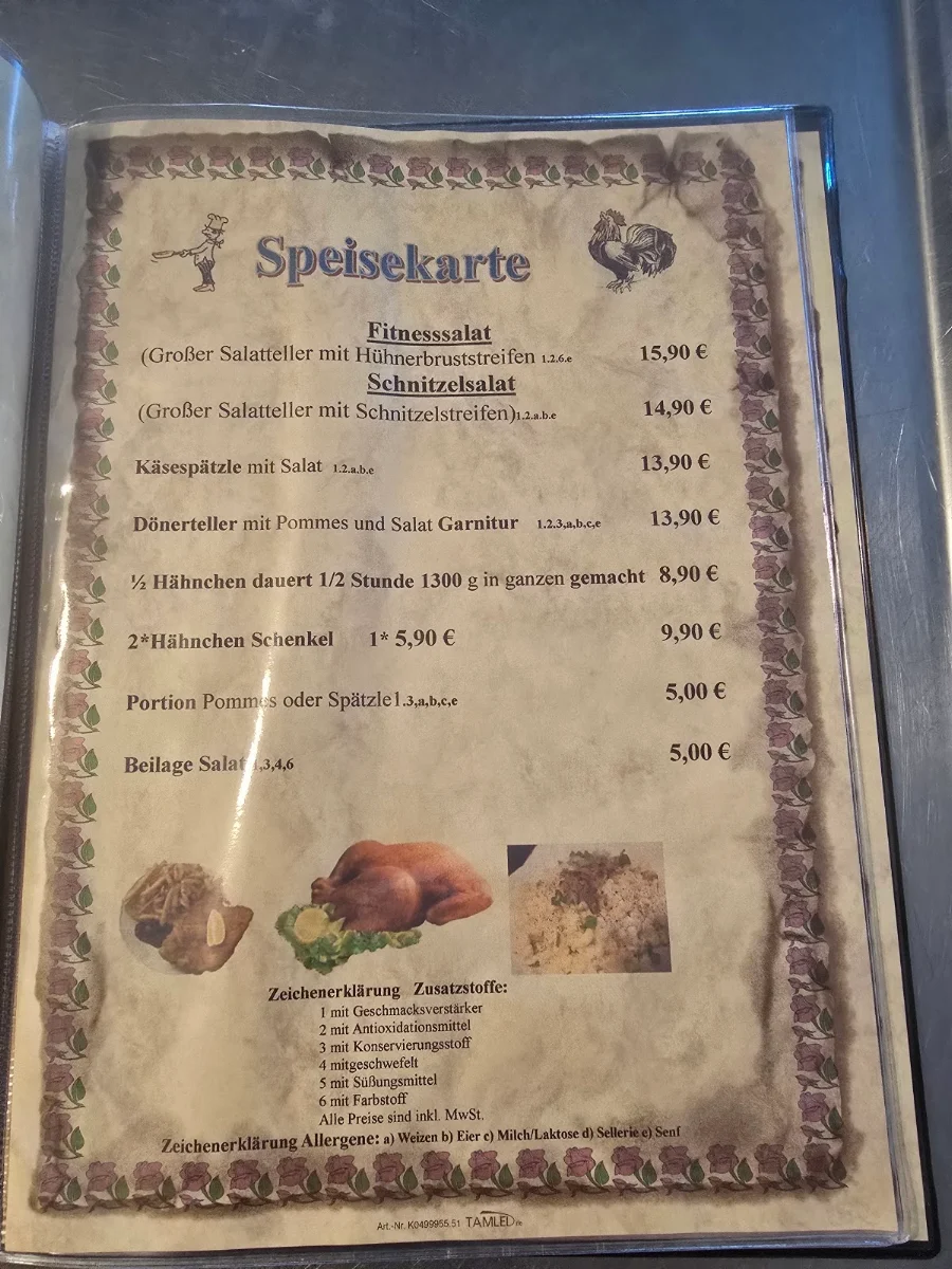 Speisekarte photo 3