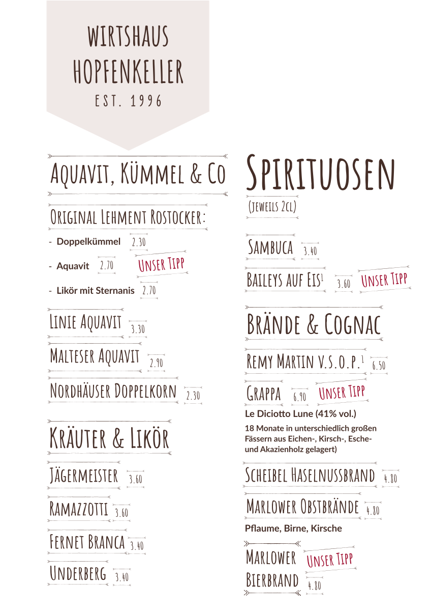 Speisekarte photo 3
