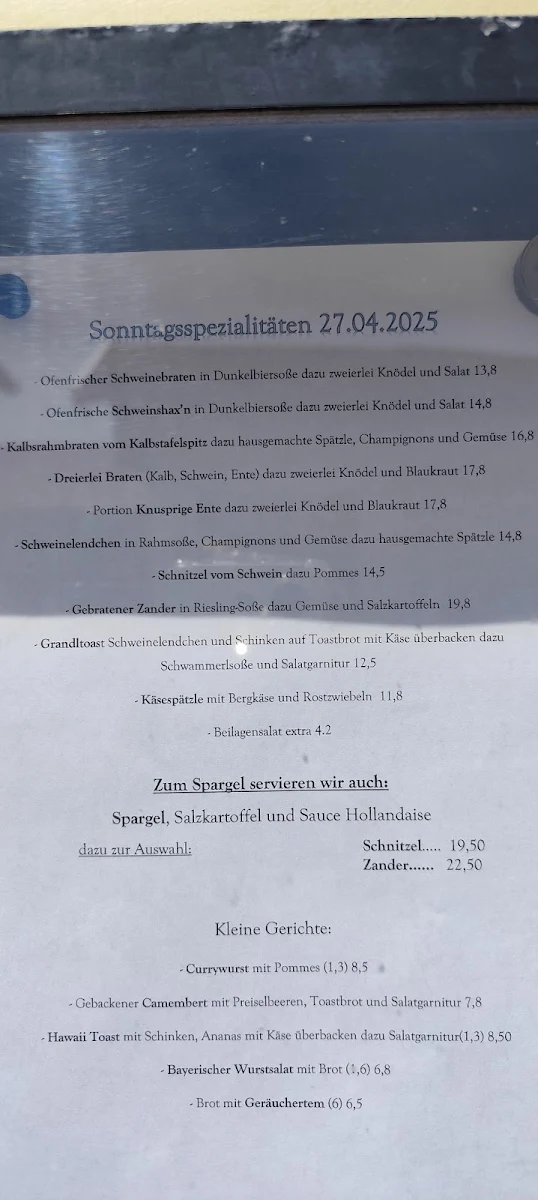 Speisekarte photo 2