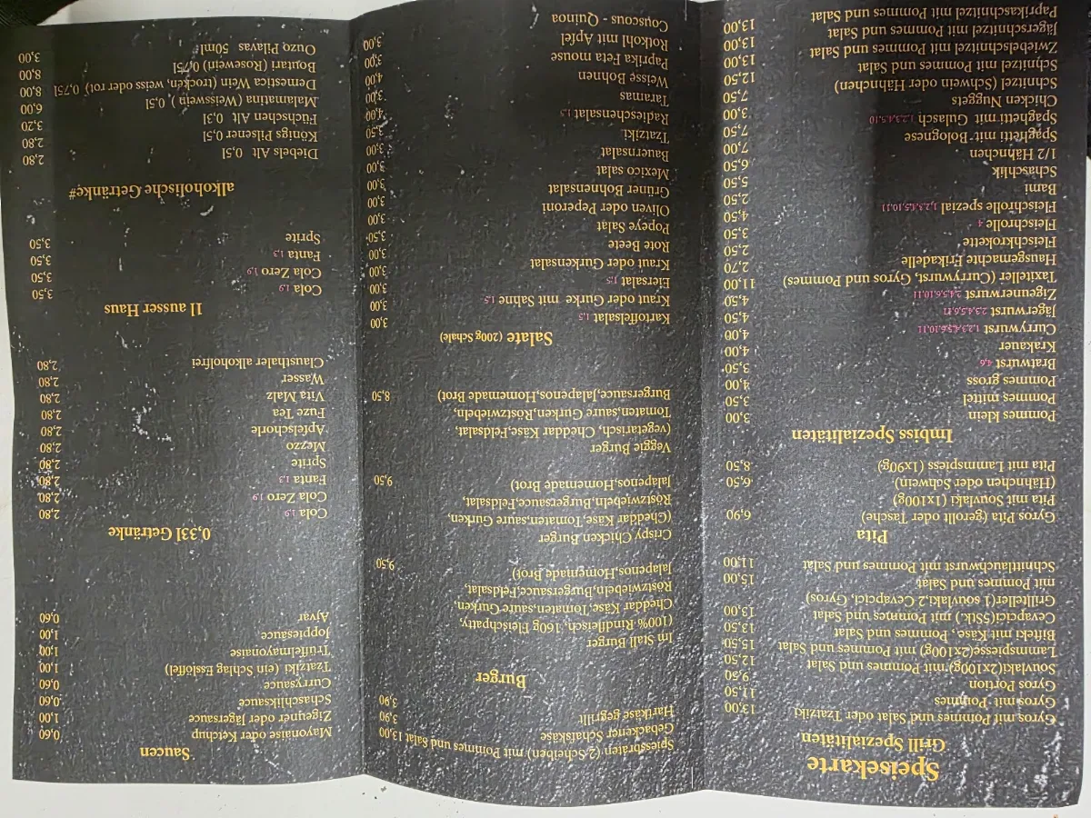 Speisekarte photo 1