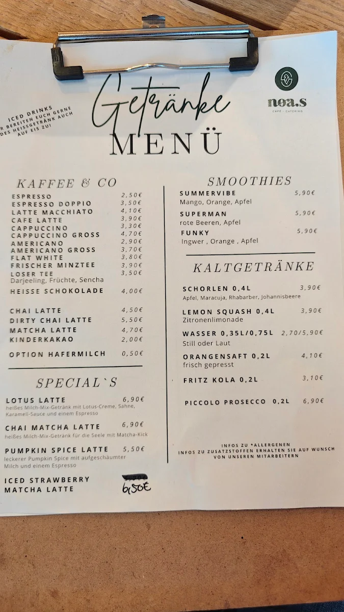 Speisekarte photo 2