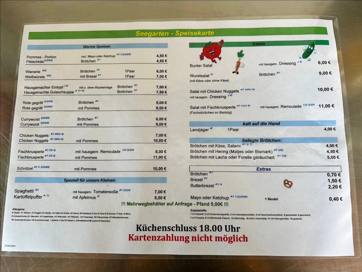 Speisekarte photo 2