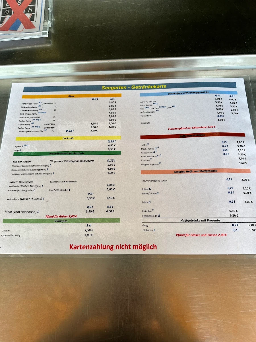 Speisekarte photo 5