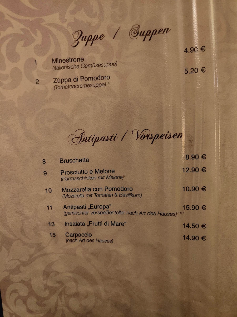 Speisekarte photo 2