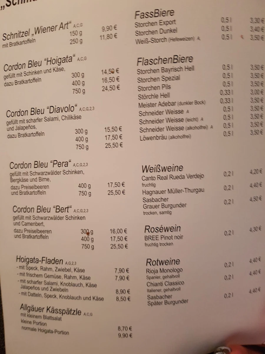 Speisekarte photo 9