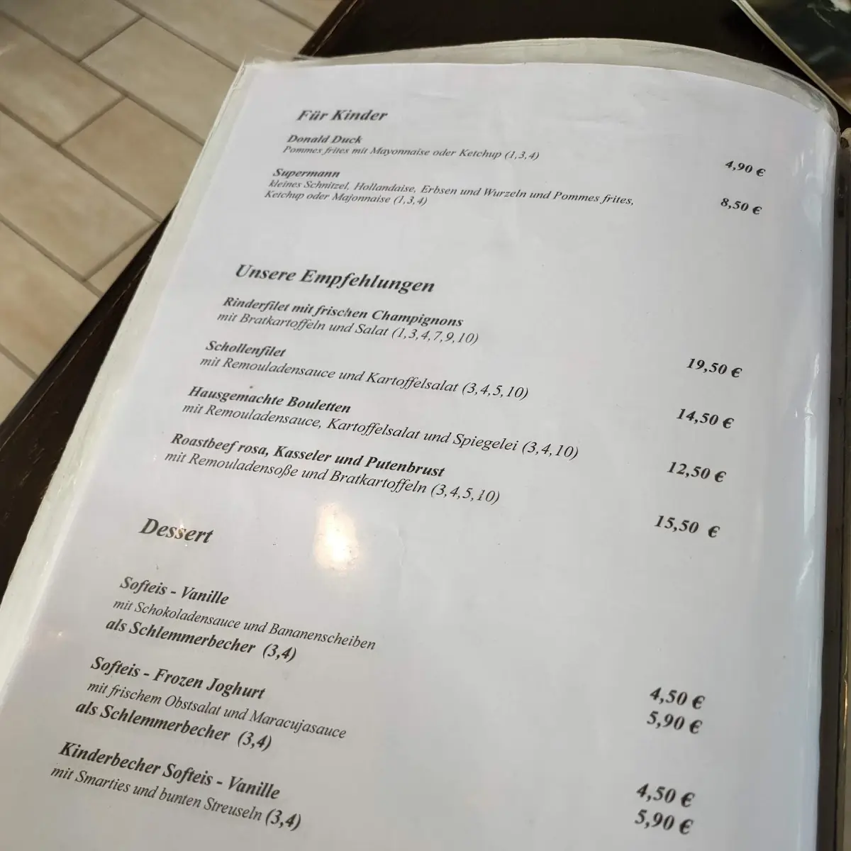 Speisekarte photo 7