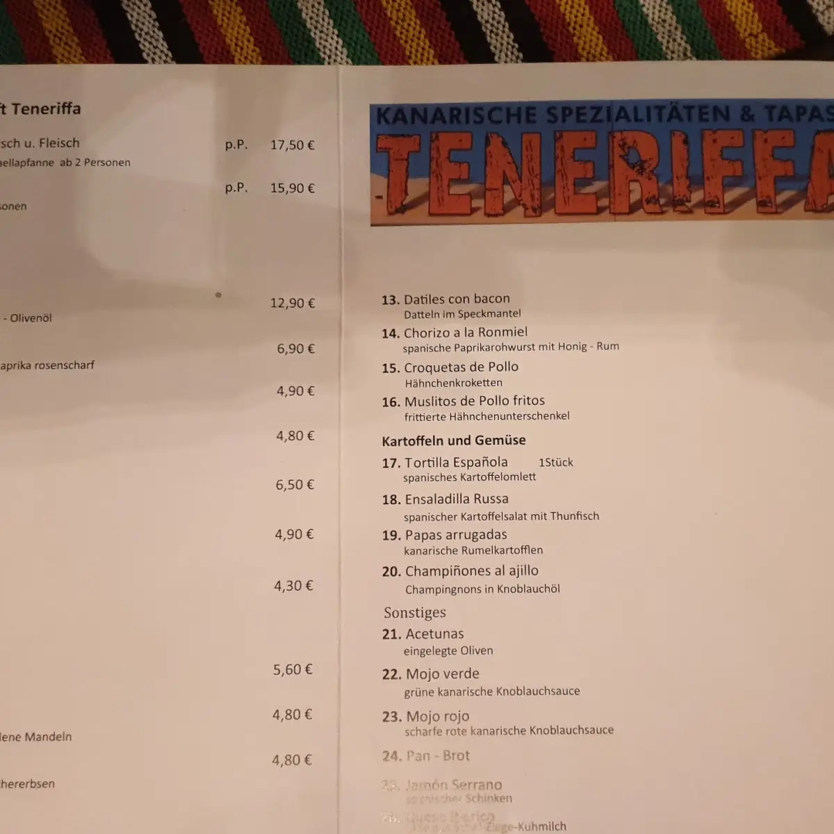 Speisekarte photo 7