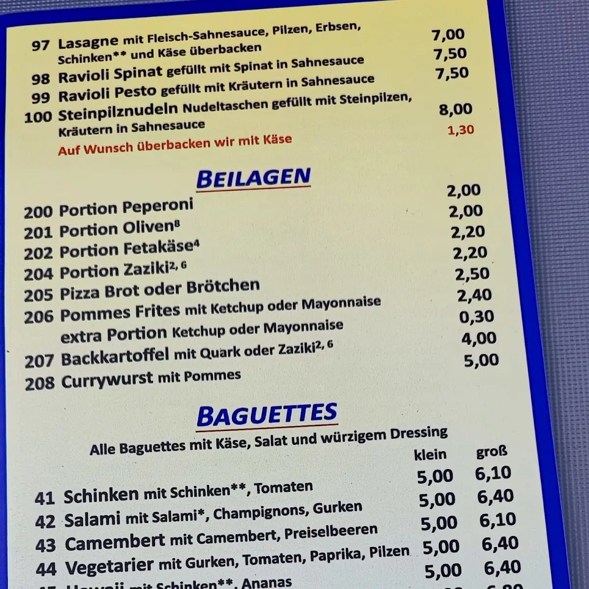 Speisekarte photo 3