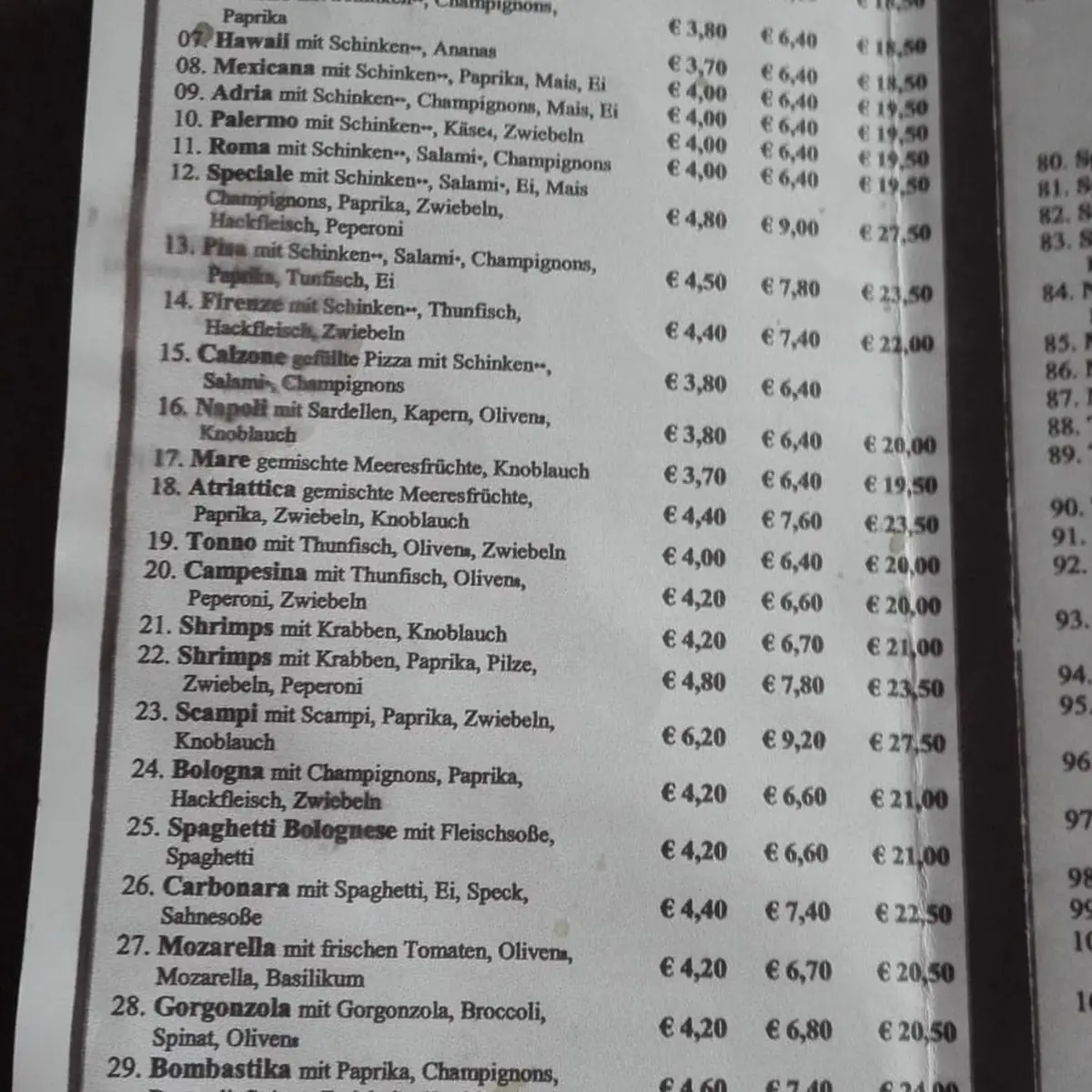Speisekarte photo 8