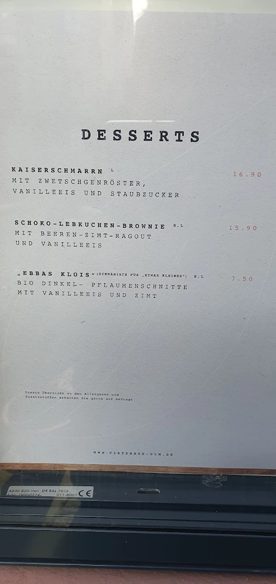 Speisekarte photo 7