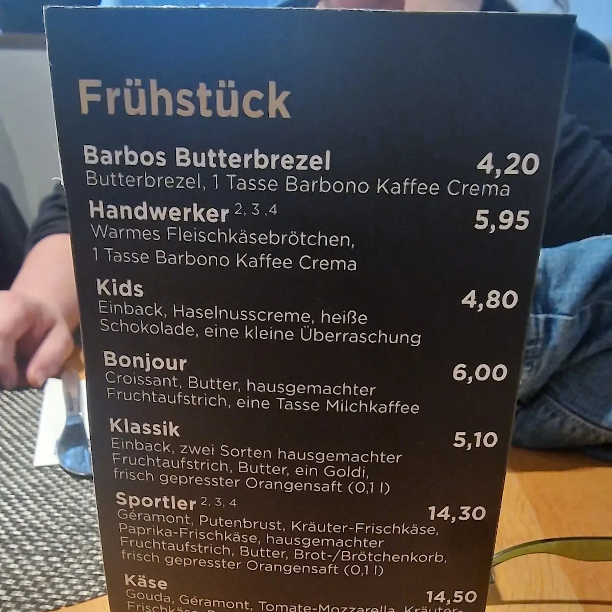 Speisekarte photo 1
