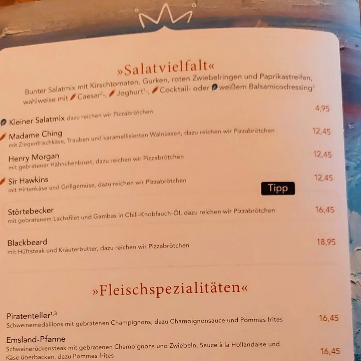 Speisekarte photo 2