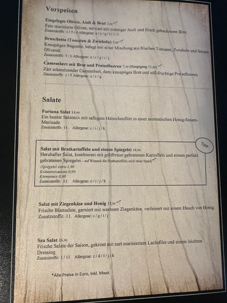 Speisekarte photo 1