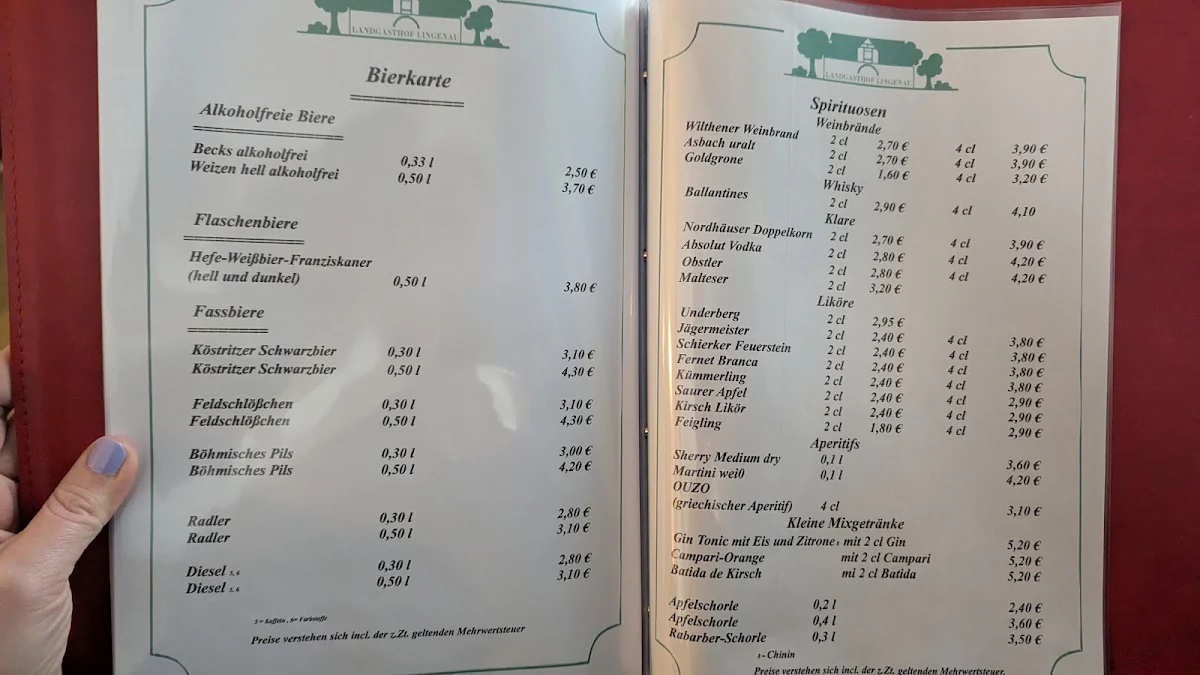 Speisekarte photo 2