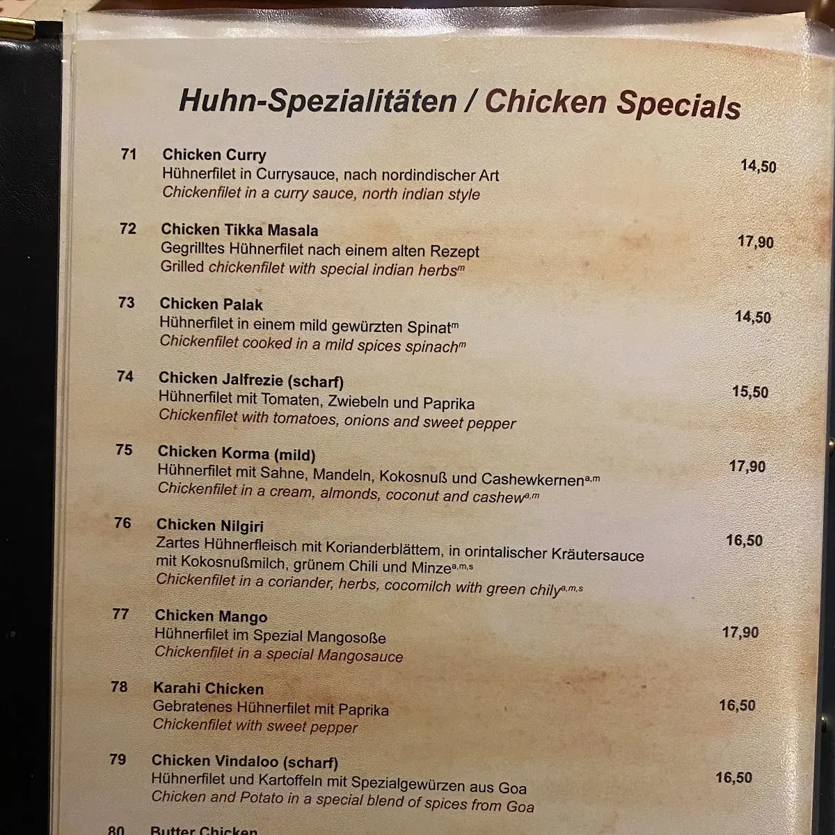 Speisekarte photo 1