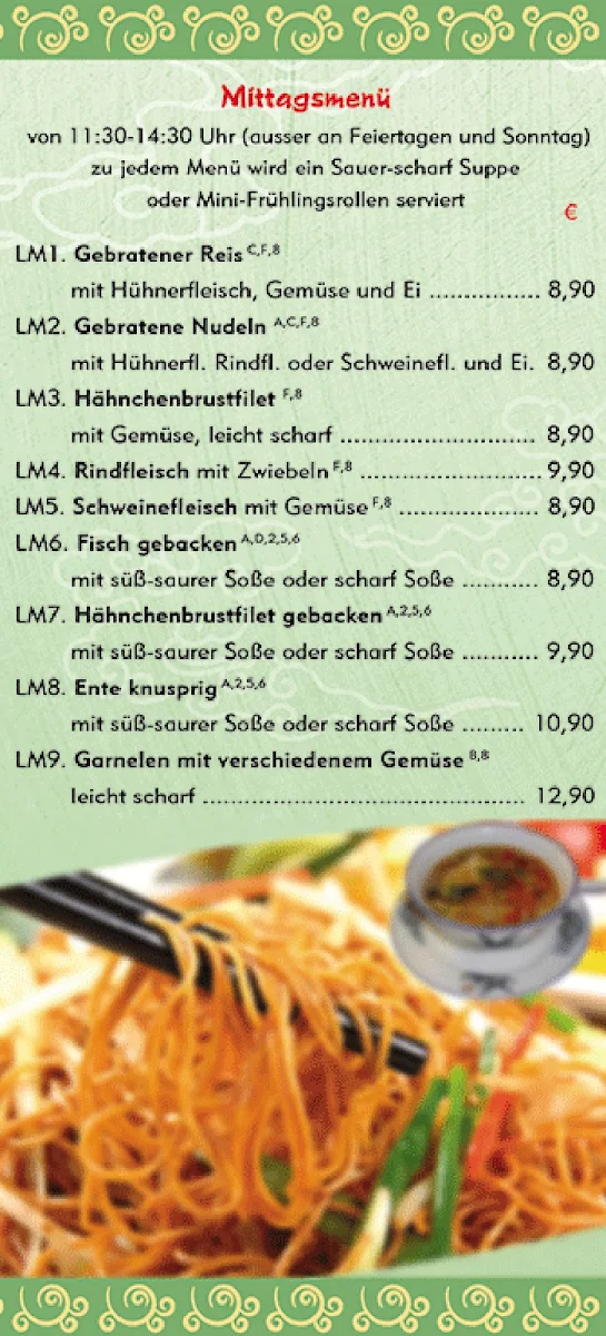 Speisekarte, KAMI