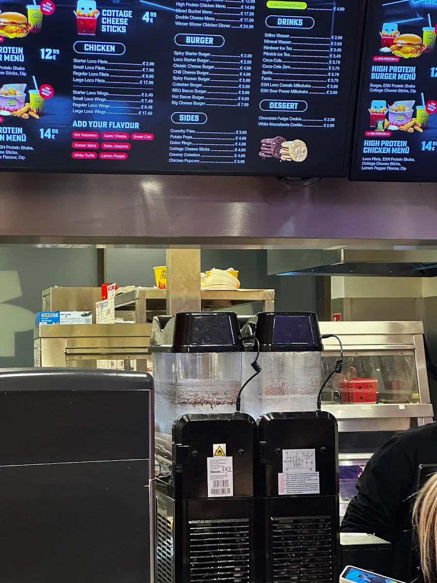 Speisekarte, Loco Chicken