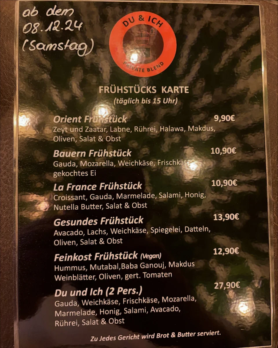 Speisekarte photo 2