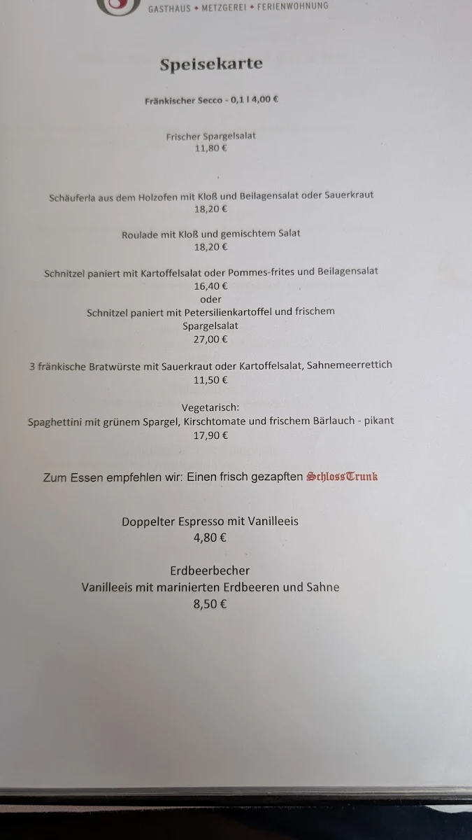 Speisekarte photo 1