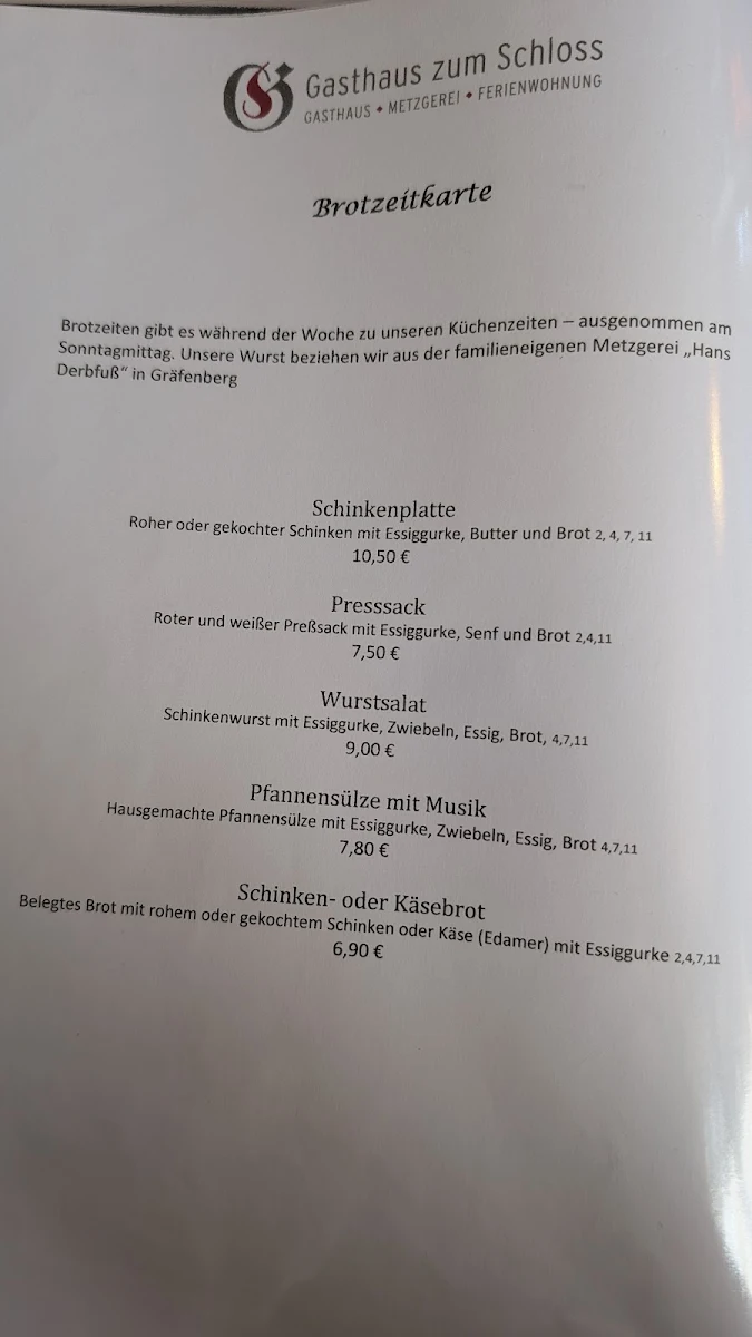 Speisekarte photo 2