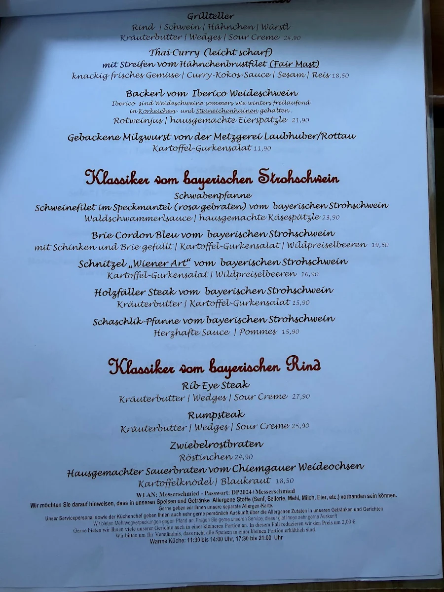Speisekarte photo 1