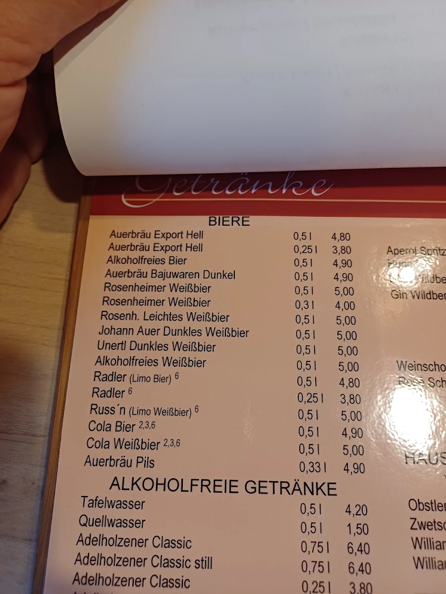 Speisekarte photo 4
