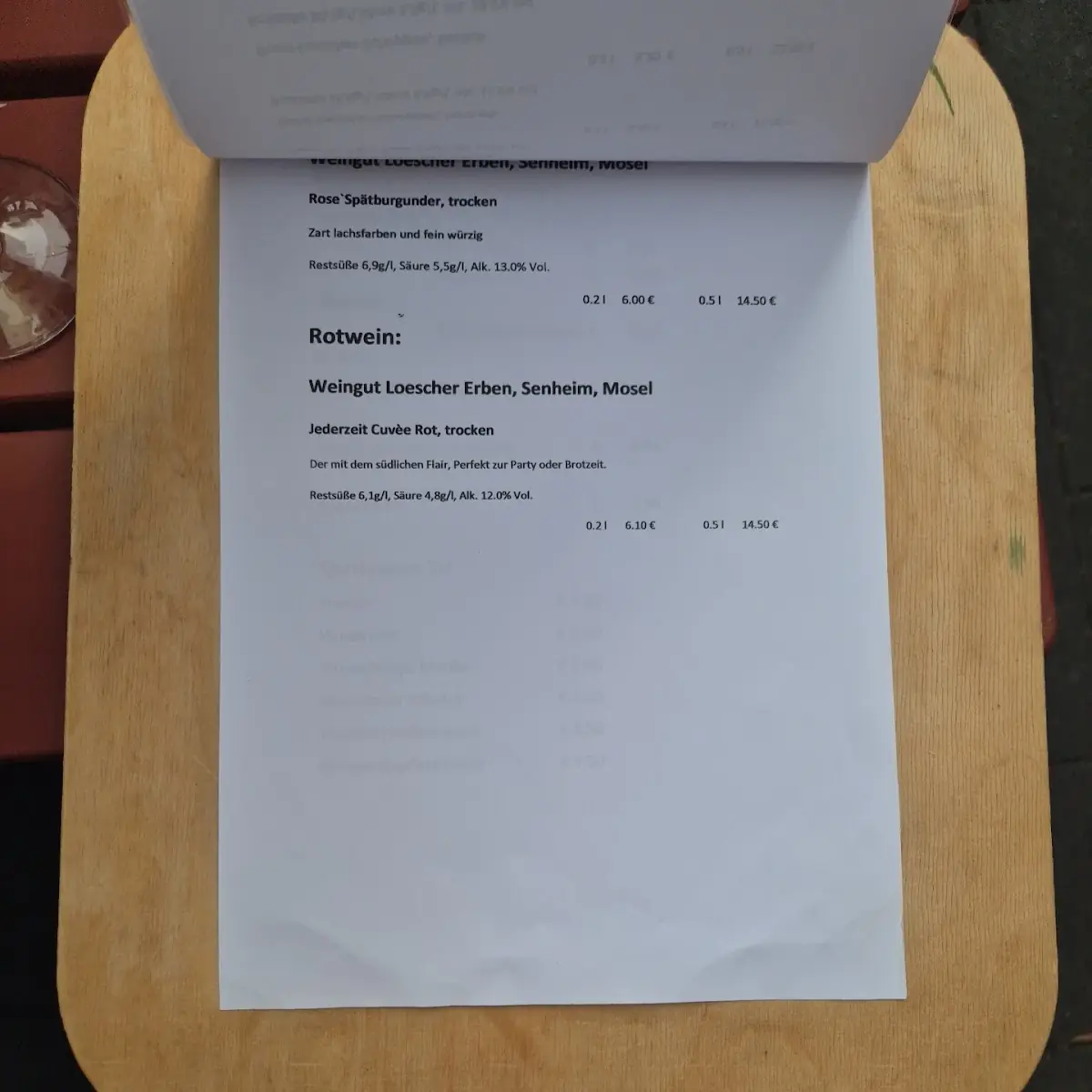 Speisekarte photo 2