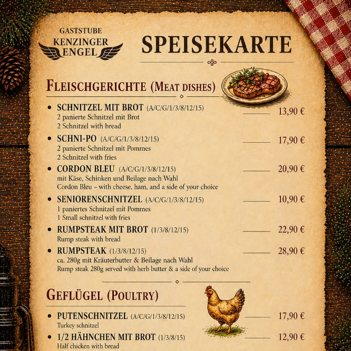 Speisekarte photo 3