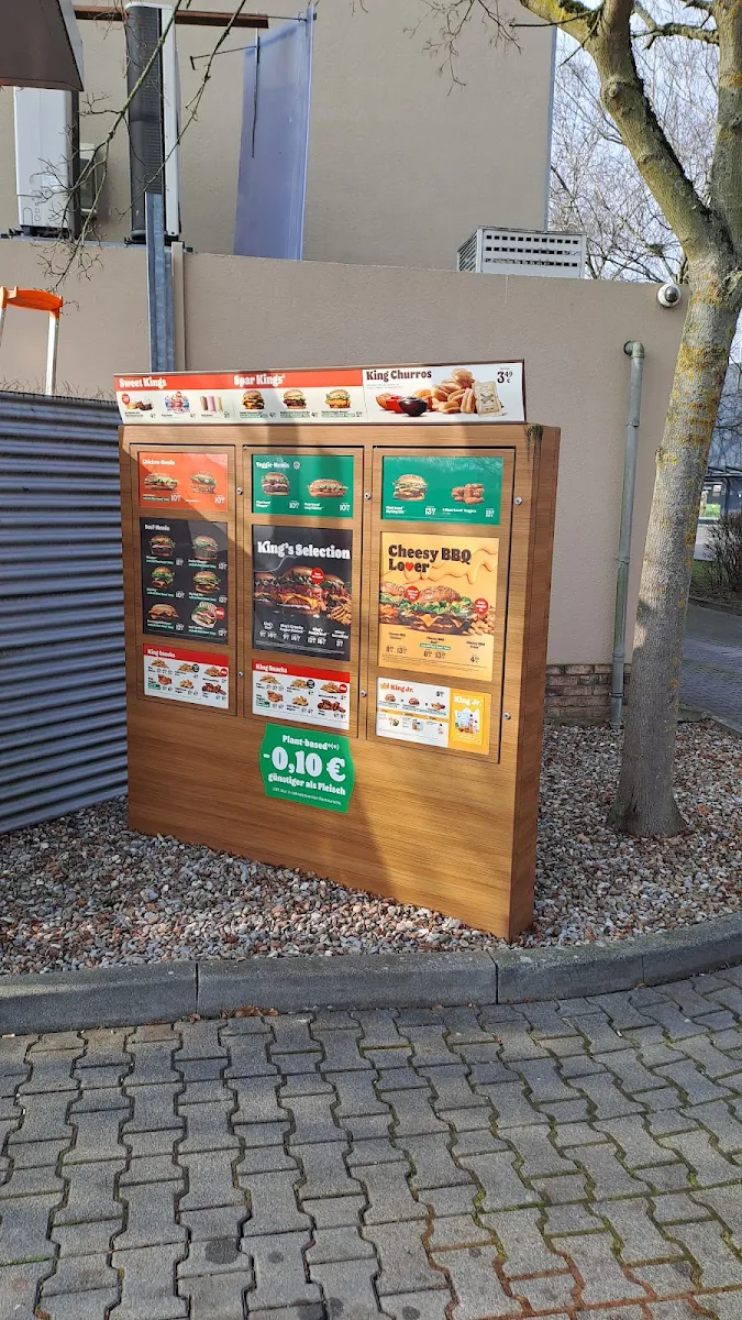 Speisekarte, Burger King Viernheim