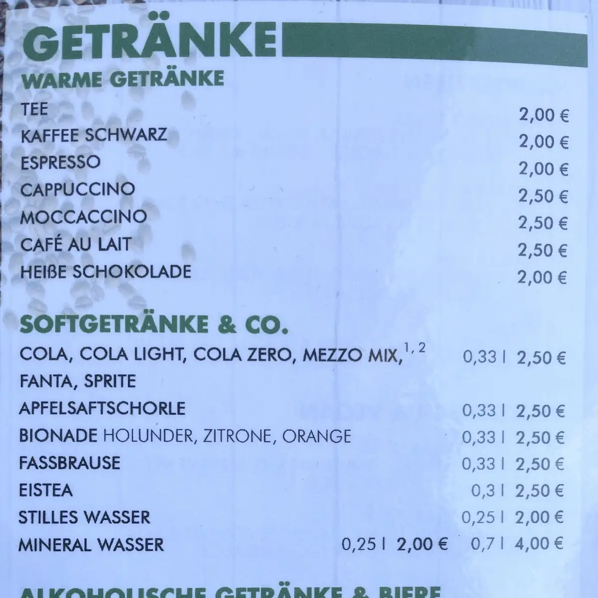 Speisekarte photo 10