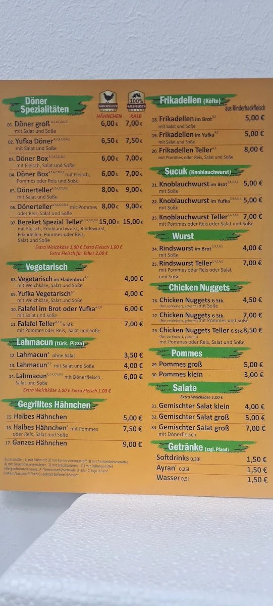 Speisekarte photo 1