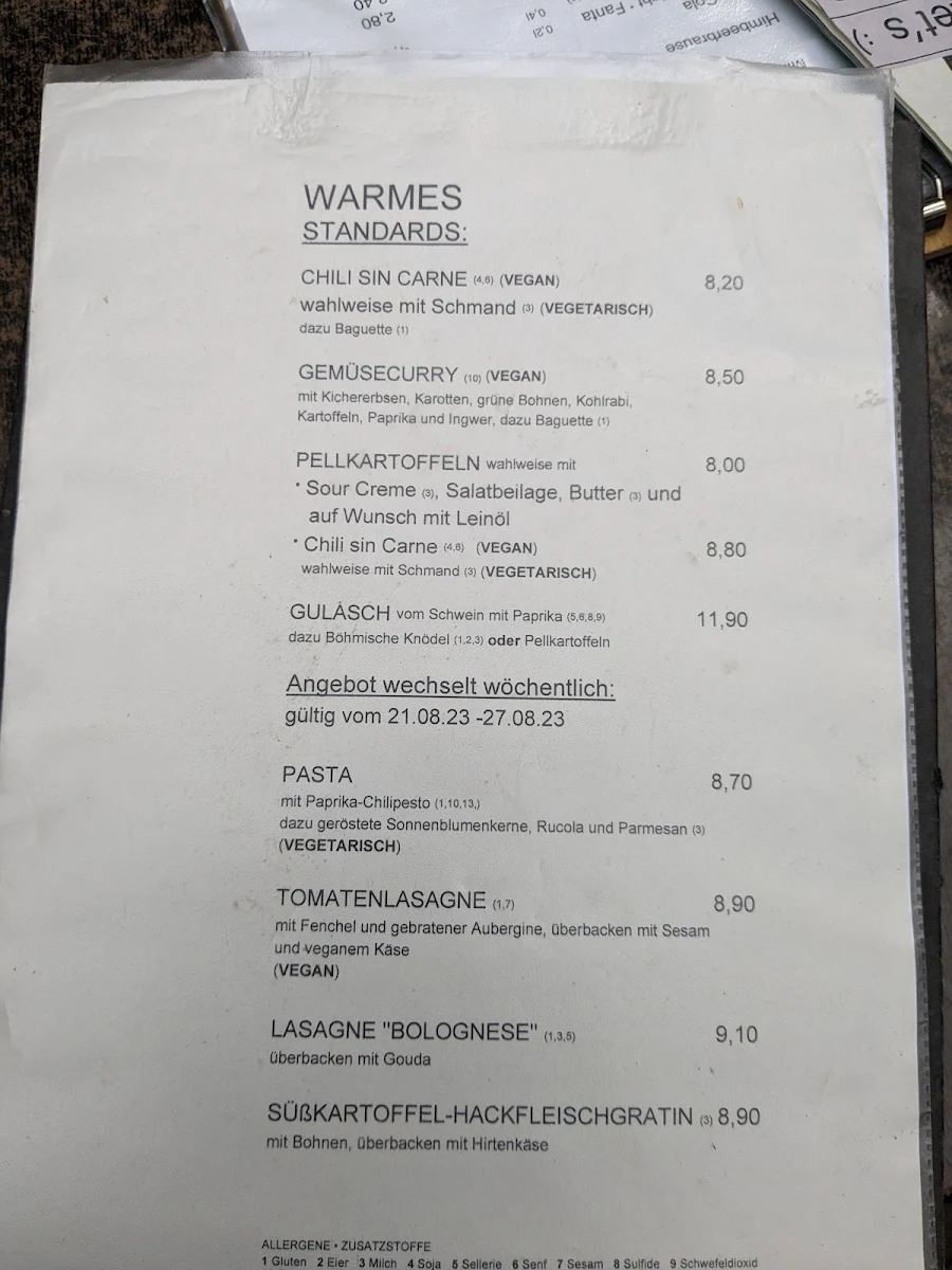 Speisekarte photo 2