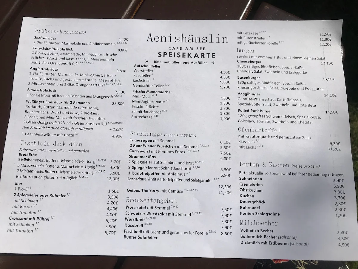 Speisekarte photo 2