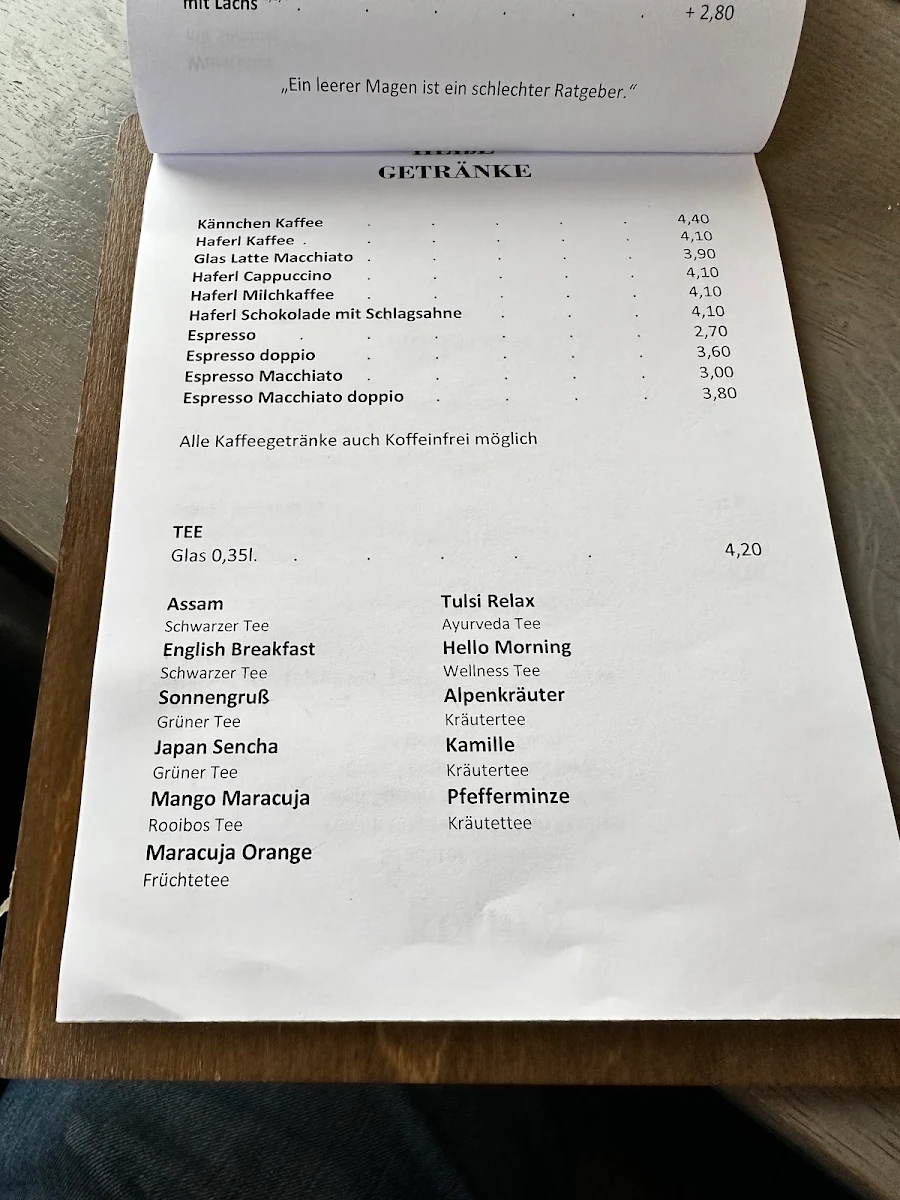 Speisekarte photo 8