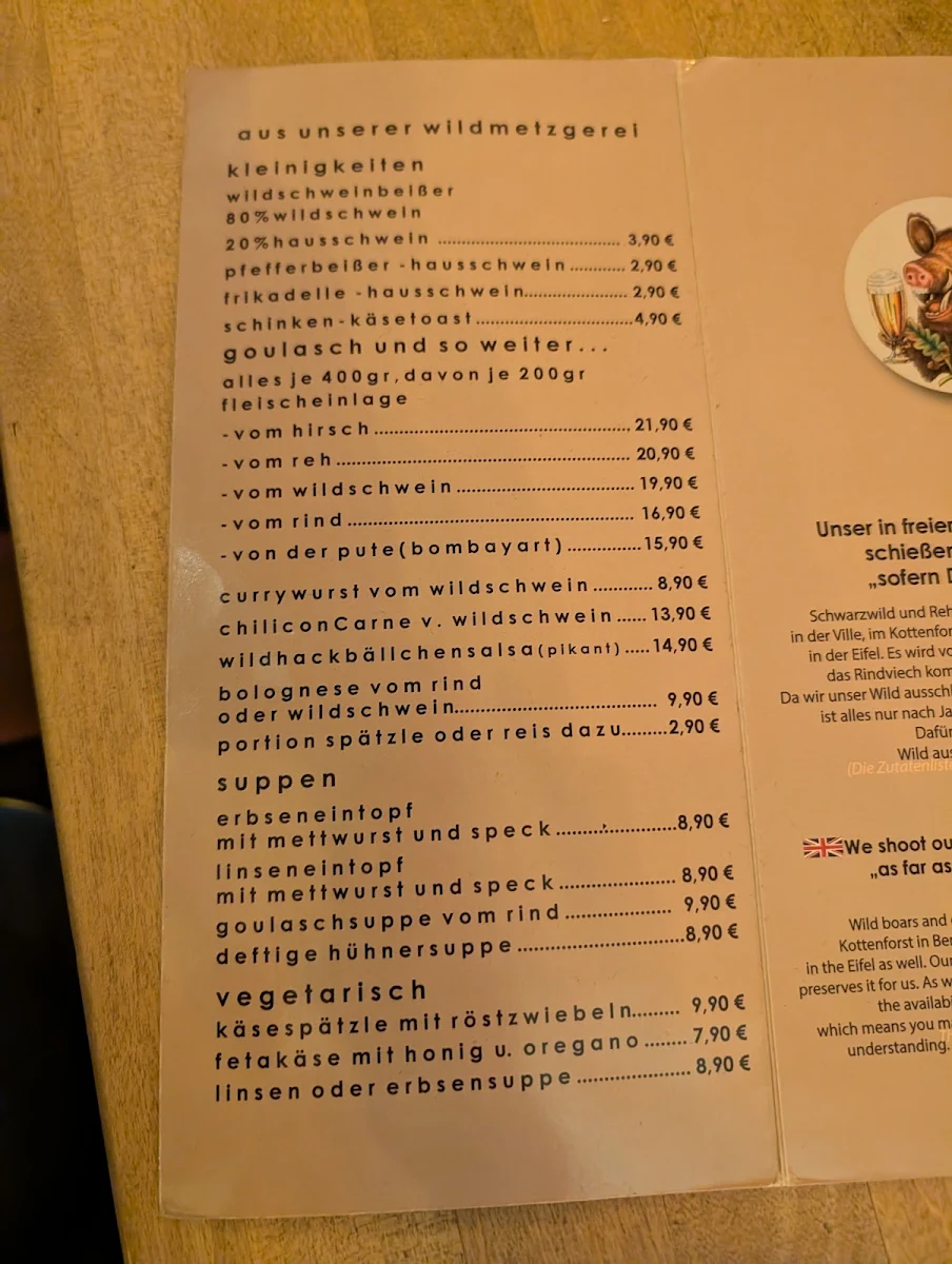 Speisekarte photo 1