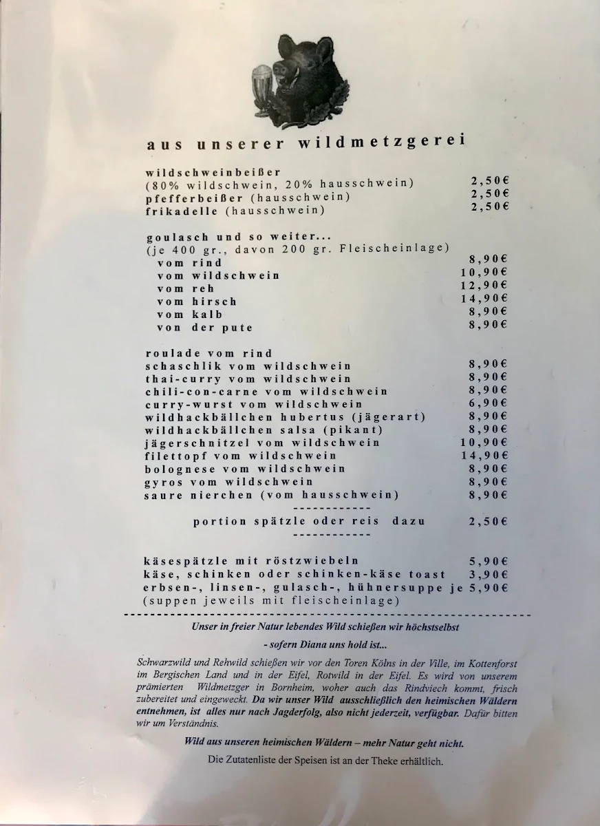 Speisekarte photo 2