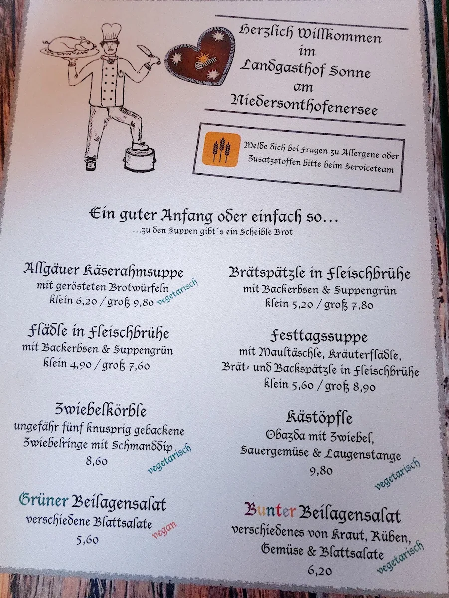 Speisekarte photo 1