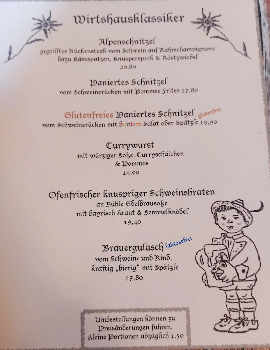 Speisekarte photo 2